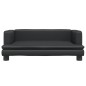 vidaXL Kindersofa Schwarz 80x45x30 cm Kunstleder vidaXL Kindersofa Schwarz 80x45x30 cm Kunstleder