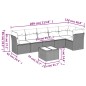 vidaXL 7-tlg. Garten-Sofagarnitur mit Kissen Beige Poly Rattan vidaXL 7-tlg. Garten-Sofagarnitur mit Kissen Beige Poly Rattan