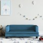 vidaXL Kindersofa Blau 80x45x30 cm Samt vidaXL Kindersofa Blau 80x45x30 cm Samt