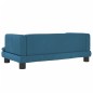 vidaXL Kindersofa Blau 80x45x30 cm Samt vidaXL Kindersofa Blau 80x45x30 cm Samt
