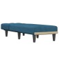 vidaXL Chaiselongue Blau Samt vidaXL Chaiselongue Blau Samt