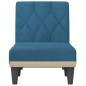 vidaXL Chaiselongue Blau Samt vidaXL Chaiselongue Blau Samt