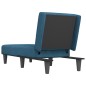 vidaXL Chaiselongue Blau Samt vidaXL Chaiselongue Blau Samt