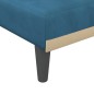 vidaXL Chaiselongue Blau Samt vidaXL Chaiselongue Blau Samt