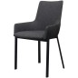 vidaXL Esszimmerstühle 2 Stk. Dunkelgrau Stoff vidaXL Esszimmerstühle 2 Stk. Dunkelgrau Stoff