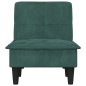 vidaXL Chaiselongue Dunkelgrün Samt vidaXL Chaiselongue Dunkelgrün Samt