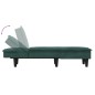 vidaXL Chaiselongue Dunkelgrün Samt vidaXL Chaiselongue Dunkelgrün Samt
