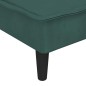 vidaXL Chaiselongue Dunkelgrün Samt vidaXL Chaiselongue Dunkelgrün Samt