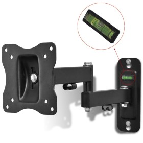 Einarmige TV Wandhalterung schwenkbar kippbar 100 x 100 mm 10" - 23"