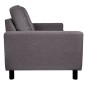 vidaXL Sofa 2-Sitzer Stoff Dunkelgrau vidaXL Sofa 2-Sitzer Stoff Dunkelgrau
