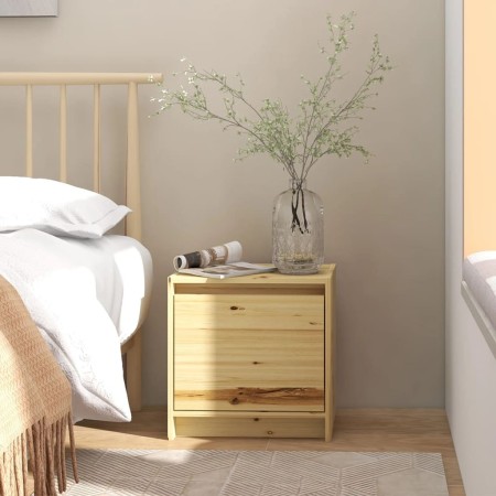 vidaXL Nachttisch 40x30,5x40 cm Massivholz Tanne