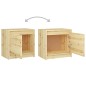 vidaXL Nachttisch 40x30,5x40 cm Massivholz Tanne vidaXL Nachttisch 40x30,5x40 cm Massivholz Tanne