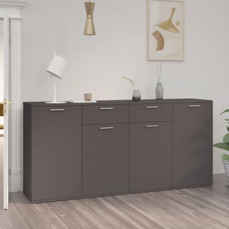vidaXL Sideboard Grau 160x36x75 cm Holzwerkstoff