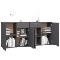 vidaXL Sideboard Grau 160x36x75 cm Holzwerkstoff vidaXL Sideboard Grau 160x36x75 cm Holzwerkstoff