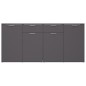 vidaXL Sideboard Grau 160x36x75 cm Holzwerkstoff vidaXL Sideboard Grau 160x36x75 cm Holzwerkstoff
