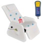 vidaXL Massagesessel Weiß Kunstleder vidaXL Massagesessel Weiß Kunstleder
