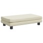 vidaXL Kindersofa mit Hocker Creme 100x50x30 cm Kunstleder vidaXL Kindersofa mit Hocker Creme 100x50x30 cm Kunstleder