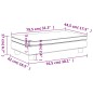 vidaXL Kindersofa mit Hocker Creme 100x50x30 cm Kunstleder vidaXL Kindersofa mit Hocker Creme 100x50x30 cm Kunstleder