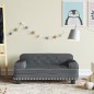 vidaXL Kindersofa Dunkelgrau 70x45x30 cm Samt vidaXL Kindersofa Dunkelgrau 70x45x30 cm Samt