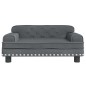 vidaXL Kindersofa Dunkelgrau 70x45x30 cm Samt vidaXL Kindersofa Dunkelgrau 70x45x30 cm Samt