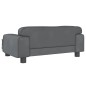 vidaXL Kindersofa Dunkelgrau 70x45x30 cm Samt vidaXL Kindersofa Dunkelgrau 70x45x30 cm Samt