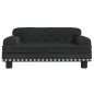 vidaXL Kindersofa Schwarz 70x45x30 cm Samt vidaXL Kindersofa Schwarz 70x45x30 cm Samt