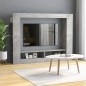 vidaXL TV-Schrank Betongrau 152x22x113 cm Holzwerkstoff vidaXL TV-Schrank Betongrau 152x22x113 cm Holzwerkstoff