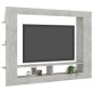vidaXL TV-Schrank Betongrau 152x22x113 cm Holzwerkstoff vidaXL TV-Schrank Betongrau 152x22x113 cm Holzwerkstoff