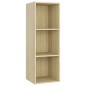 vidaXL TV-Schrank Sonoma-Eiche 107x35x37 cm Holzwerkstoff vidaXL TV-Schrank Sonoma-Eiche 107x35x37 cm Holzwerkstoff