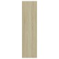 vidaXL Bücherregal 3 Fächer Weiß Sonoma-Eiche 40x30x114 Holzwerkstoff vidaXL Bücherregal 3 Fächer Weiß Sonoma-Eiche 40x30x114 Holzwerkstoff