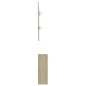 vidaXL Garderobenset Flur Weiß Sonoma-Eiche 100x25x76,5 cm vidaXL Garderobenset Flur Weiß Sonoma-Eiche 100x25x76,5 cm