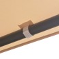 vidaXL Pavilion Partyzelt Überdachung 3x3 m Stahl Beige vidaXL Pavilion Partyzelt Überdachung 3x3 m Stahl Beige