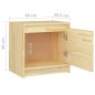 vidaXL Nachttische 2 Stk. 40x30,5x40 cm Massivholz Kiefer vidaXL Nachttische 2 Stk. 40x30,5x40 cm Massivholz Kiefer