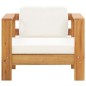 vidaXL 4-tlg. Garten-Lounge-Set mit Kissen Creme Massivholz Akazie vidaXL 4-tlg. Garten-Lounge-Set mit Kissen Creme Massivholz Akazie