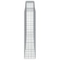 vidaXL Gabionen mit Hochbogen 7 Stk. 400x50x200/220cm Verzinktes Eisen vidaXL Gabionen mit Hochbogen 7 Stk. 400x50x200/220cm Verzinktes Eisen