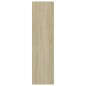 vidaXL Bücherregal 3 Fächer Sonoma-Eiche 80x30x114 cm Holzwerkstoff vidaXL Bücherregal 3 Fächer Sonoma-Eiche 80x30x114 cm Holzwerkstoff