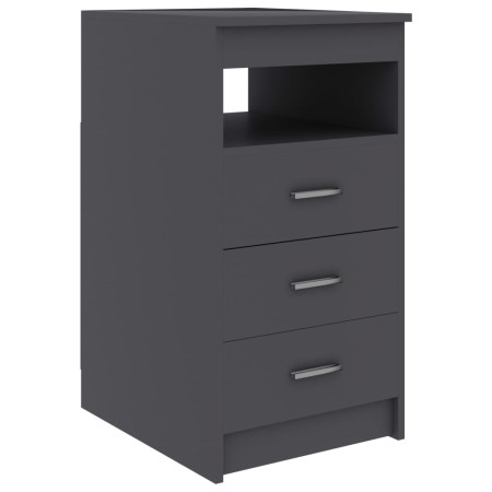vidaXL Sideboard mit Schubladen Grau 40x50x76 cm Holzwerkstoff