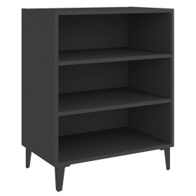 vidaXL Sideboard Grau 57x35x70 cm Holzwerkstoff