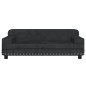 vidaXL Hundebett Schwarz 90x53x30 cm Samt vidaXL Hundebett Schwarz 90x53x30 cm Samt