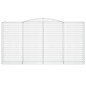 vidaXL Gabionen mit Hochbogen 8 Stk. 400x50x200/220cm Verzinktes Eisen vidaXL Gabionen mit Hochbogen 8 Stk. 400x50x200/220cm Verzinktes Eisen