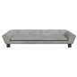 vidaXL Kindersofa Hellgrau 100x50x26 cm Samt vidaXL Kindersofa Hellgrau 100x50x26 cm Samt