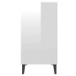 vidaXL Sideboard Hochglanz-Weiß 57x35x70 cm Holzwerkstoff vidaXL Sideboard Hochglanz-Weiß 57x35x70 cm Holzwerkstoff