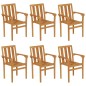 vidaXL 7-tlg. Garten-Essgruppe Massivholz Teak vidaXL 7-tlg. Garten-Essgruppe Massivholz Teak
