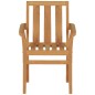 vidaXL 7-tlg. Garten-Essgruppe Massivholz Teak vidaXL 7-tlg. Garten-Essgruppe Massivholz Teak