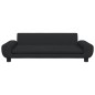 vidaXL Hundebett Schwarz 100x54x33 cm Samt vidaXL Hundebett Schwarz 100x54x33 cm Samt