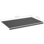 vidaXL Markisenbespannung Anthrazit 6x3,5 m vidaXL Markisenbespannung Anthrazit 6x3,5 m