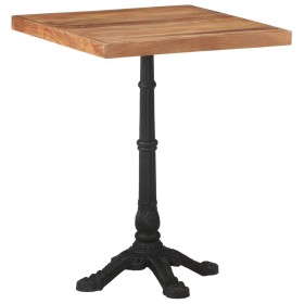 vidaXL Bistrotisch 60x60x76 cm Akazie Massivholz 