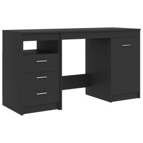 vidaXL Schreibtisch Grau 140x50x76 cm Holzwerkstoff