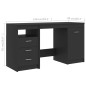 vidaXL Schreibtisch Grau 140x50x76 cm Holzwerkstoff vidaXL Schreibtisch Grau 140x50x76 cm Holzwerkstoff