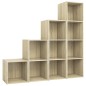 vidaXL 4-tlg. TV-Schrank-Set Sonoma-Eiche Holzwerkstoff vidaXL 4-tlg. TV-Schrank-Set Sonoma-Eiche Holzwerkstoff